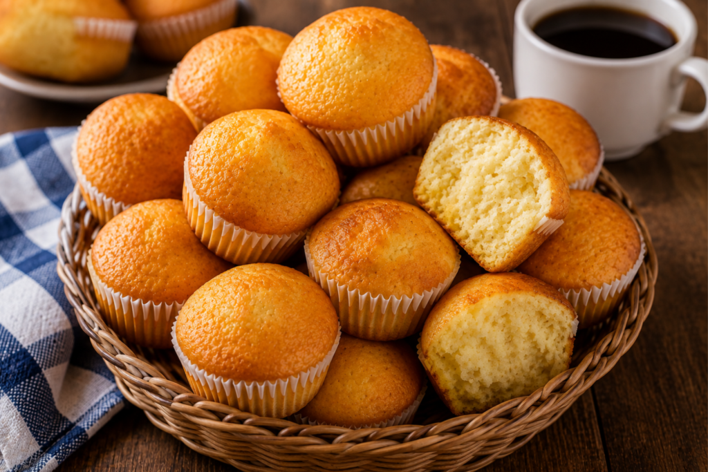 bolinho fofinho de trigo