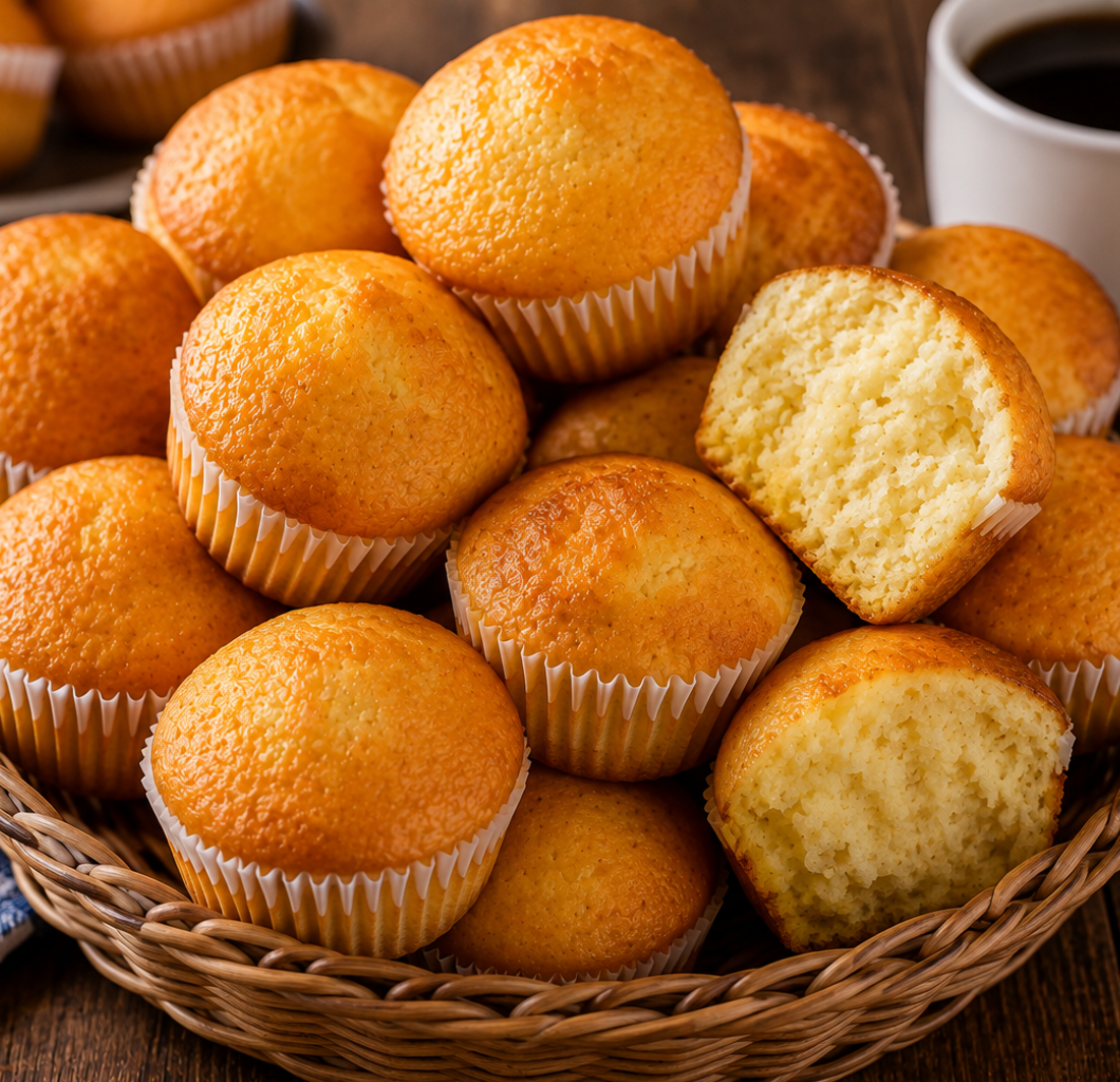 Bolinho fofinho de trigo