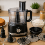processador de alimentos para preparar ingredientes de bolo